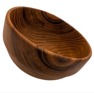 WALNUT BOWL Hand Turned Handcrafted Serving Decor Accent 5"x3"